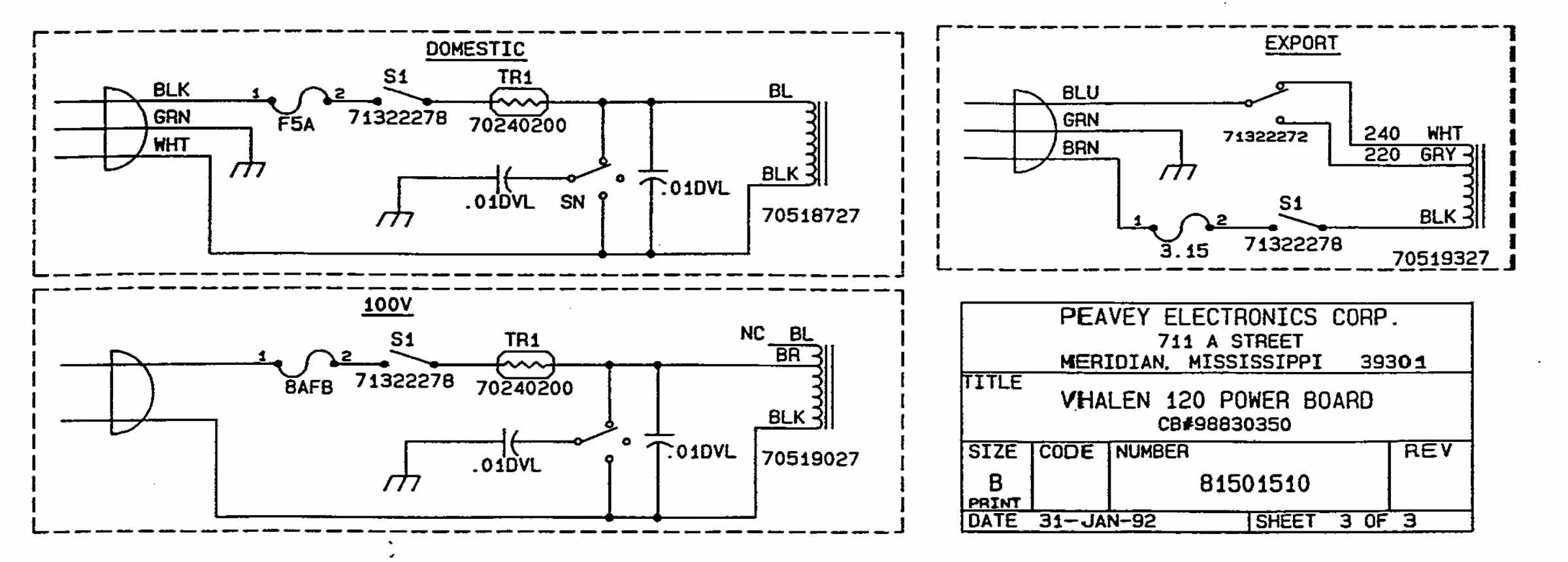 peavey 5150 wiring diagram - Wiring Diagram