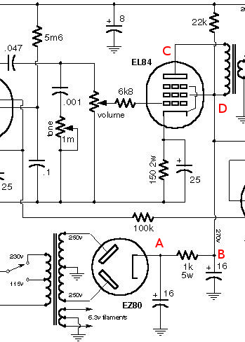 EZ80 Rectifier & Circuit Questions