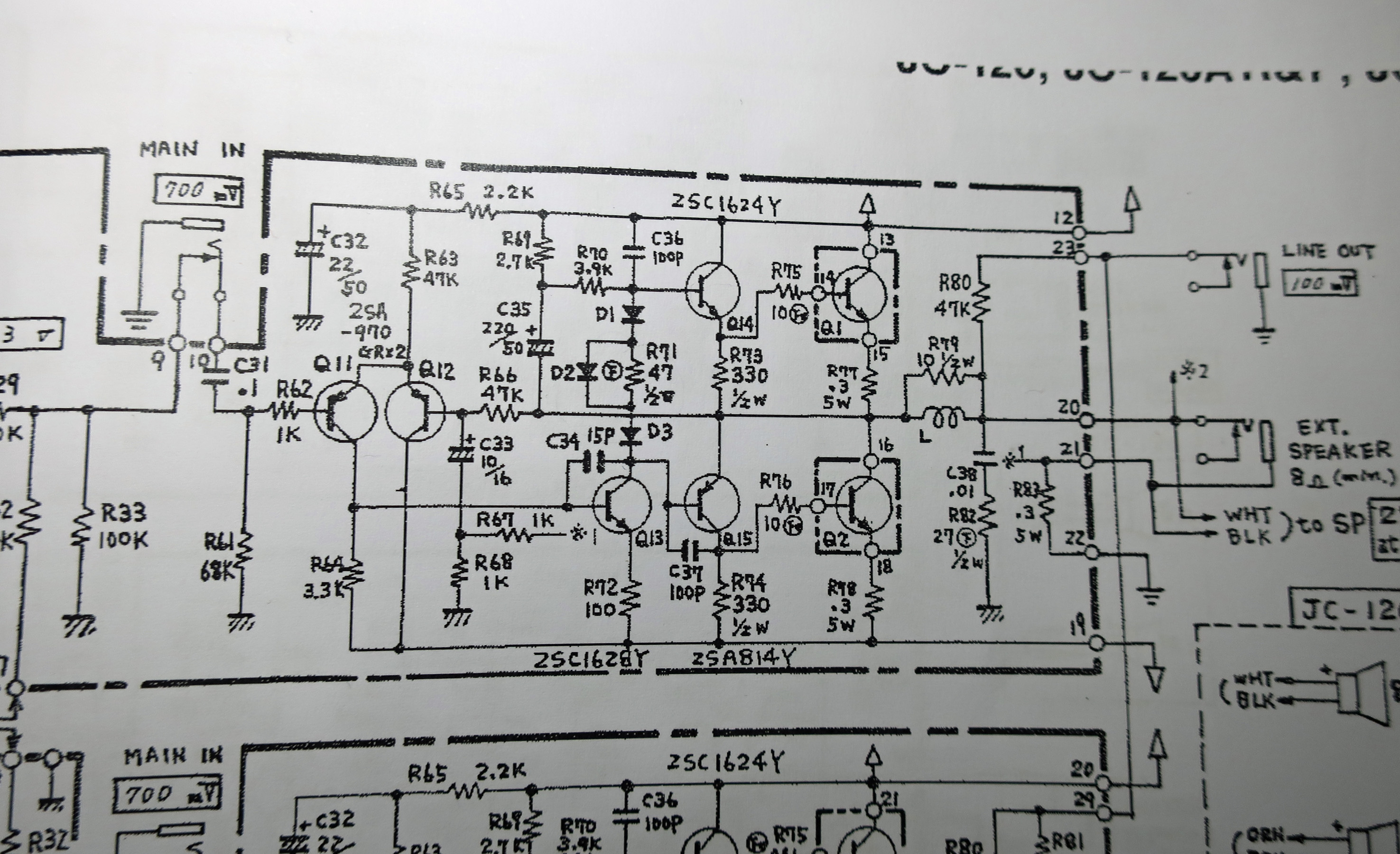 Roland Jc 120 Schematic