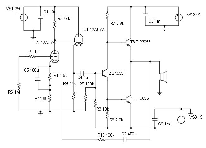 Simple hybrid amp - Music Electronics Forum