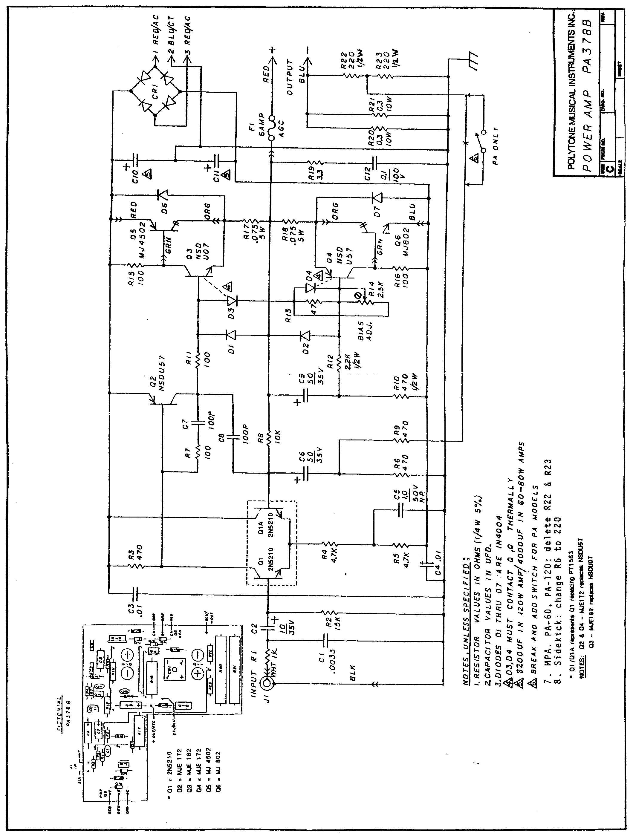 Polytone mini-brute has poor sound. - Music Electronics Forum