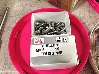 Click image for larger version

Name:	M3.5mm Truss Head Phil Hold-down Clamp Screws.JPG
Views:	244
Size:	1.47 MB
ID:	941368