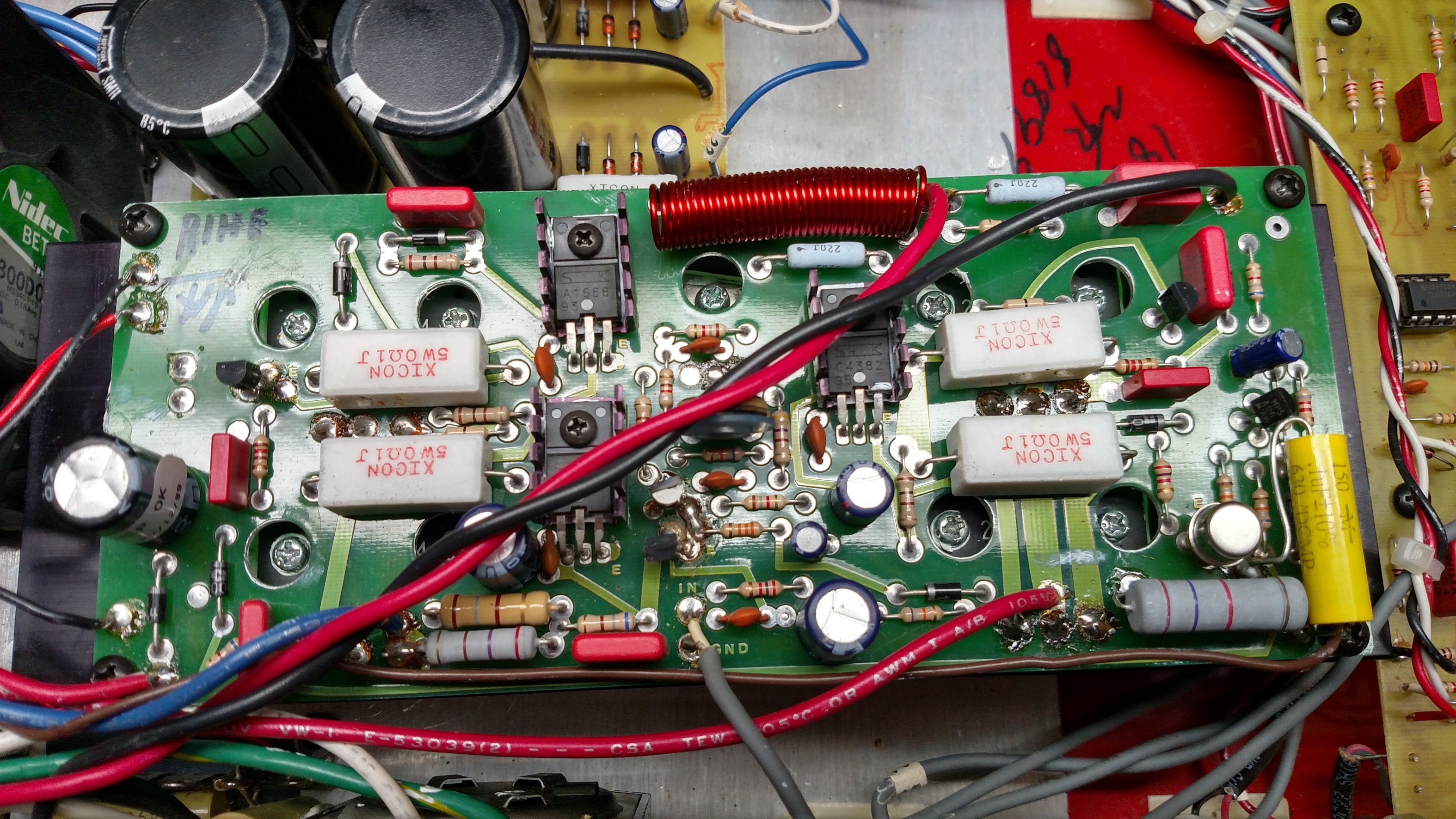 SWR Super Redhead Power Amp Board Question - Music Electronics Forum