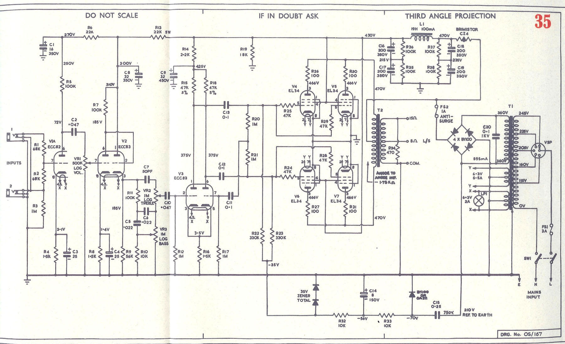 Vox ac15 схема