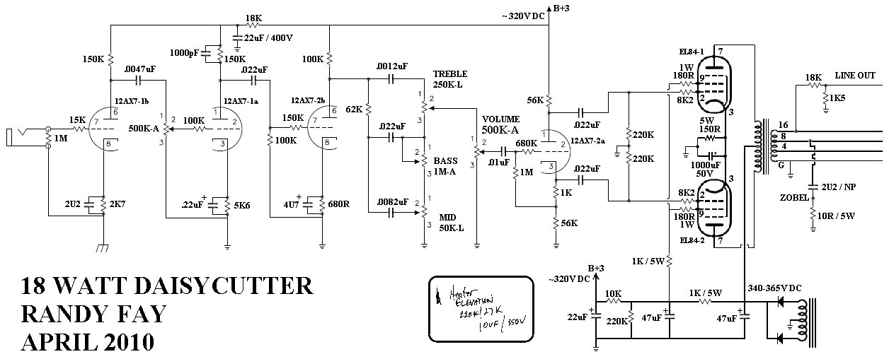 SET EL84 Tube Amp DIY Project | Sarris Custom Tube Amps, Mono 5W-17W Power ...